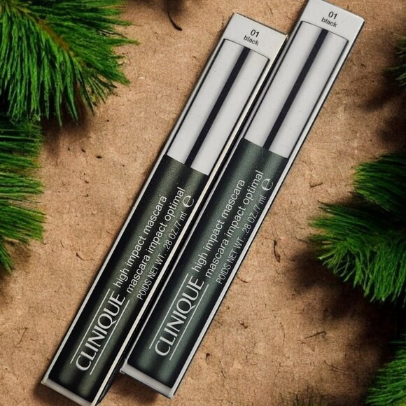 2x Full Size Clinique High Impact Mascara Black 7mL ea. NIB - Picture 1 of 1